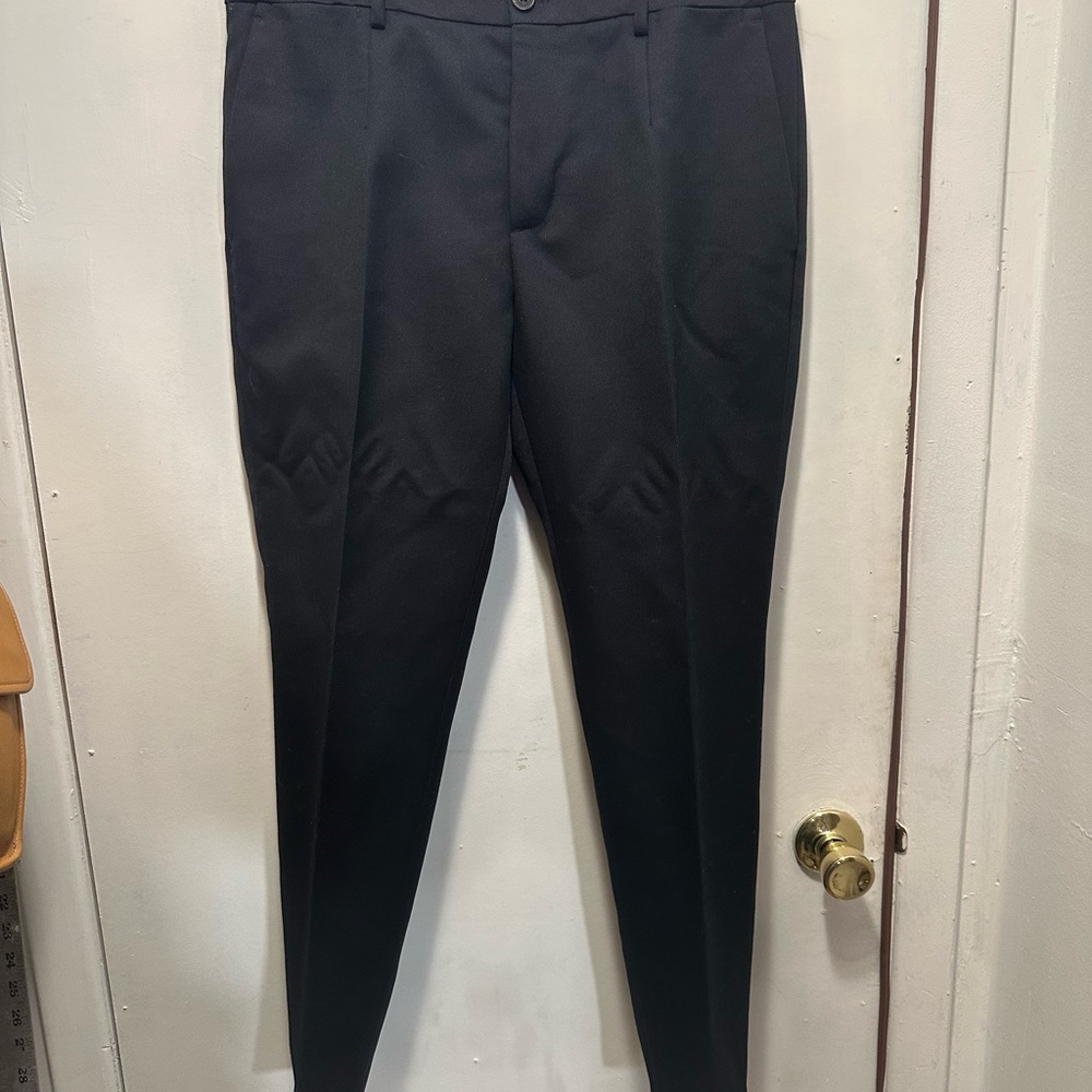Golden Goose Men's Black Tailored Dress Trousers